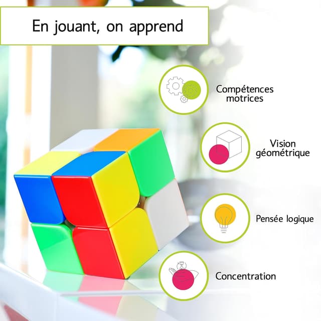 Thumbnail 3 de Cubidi Cube Magique 2x2 Sydney Carbon