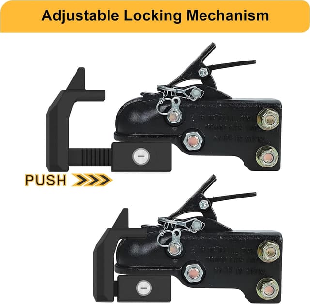 Thumbnail 3 de BVLLVT Heavy Duty Trailer Hitch Lock 2 5/16"