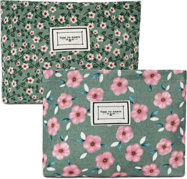 Detalle 2 de Aucuu Beauty Case da Viaggio Borsa Trucco Floreale