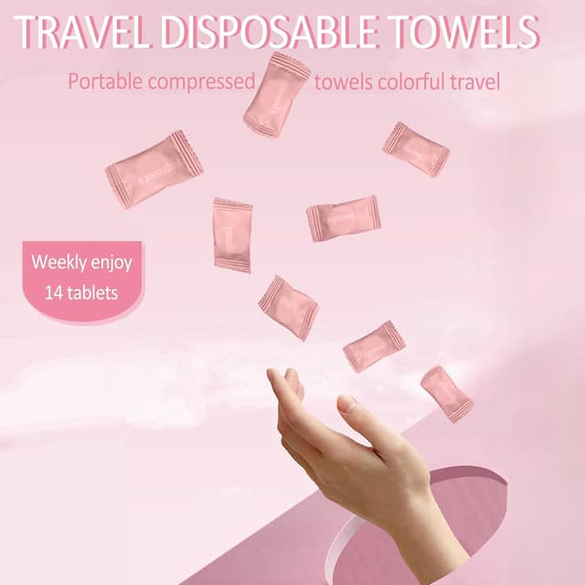 Thumbnail 2 de flintronic Toallitas Comprimidas 120 limpieza portátil