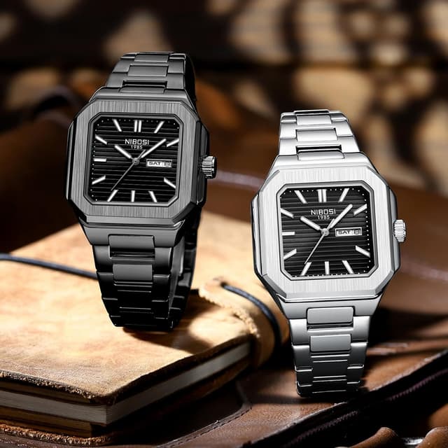 Detalle 1 de NIBOSI orologio uomo analogico 3ATM
