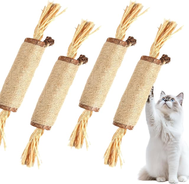 Detalle de Hnjindong cat chew dental sticks with silvervine (large) for indoor cats