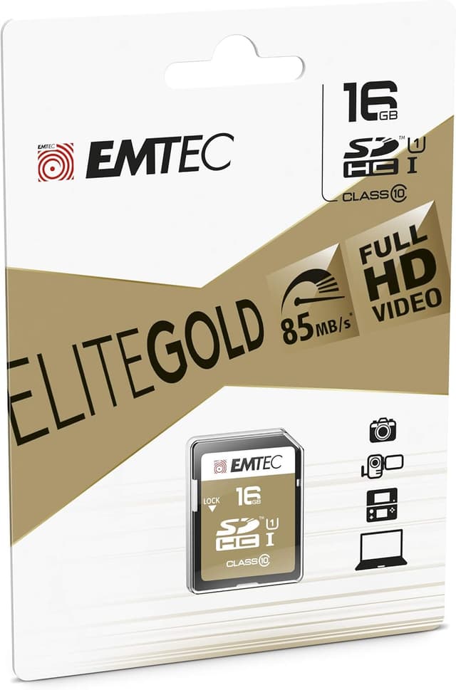 Thumbnail 6 de Emtec 32 GB Class 10 Gold SDHC Speicherkarte (Klasse 10, bis zu 90 MB/s) – für Kamera & HD-Camcorder