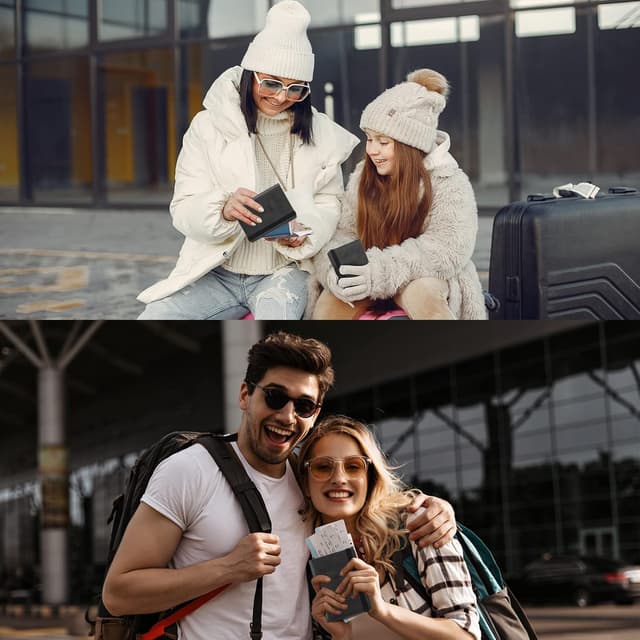 Thumbnail 6 de Sciphylia porta passaporto RFID Nero Scuro