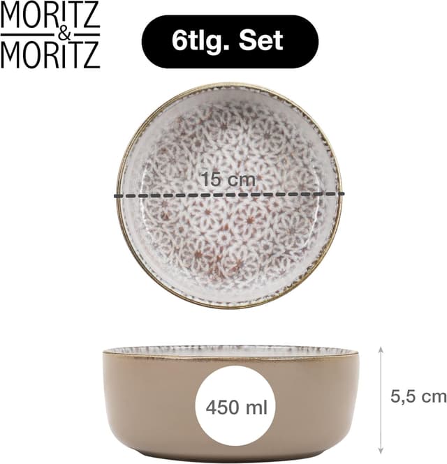 Detalle 2 de Moritz & Moritz ALHAMBRA 6 Müslischalen