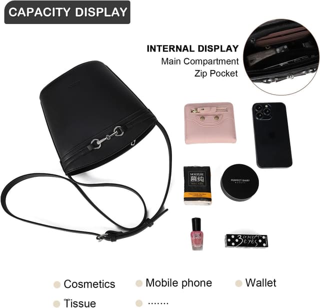 Detalle de Gladdon Crossbody bag 8.7 inch bucket