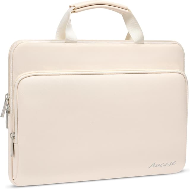 Detalle de Aucase Protective PVC Laptop Case 15.6-inch with Handle & 1 Pocket