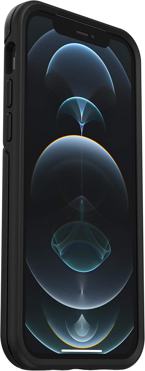 Detalle de OtterBox Cover Symmetry per iPhone 12 / iPhone 12 Pro: sottile antiurto fino a 2 metri, nero