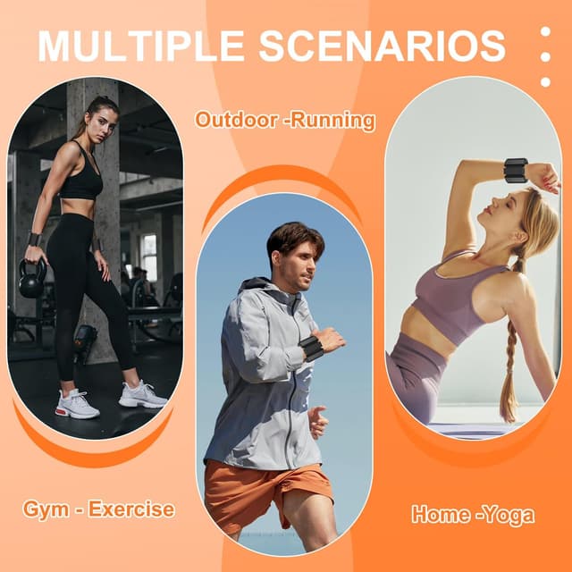 Thumbnail 4 de Giiyr Ankle Weights Set 1 lb Each