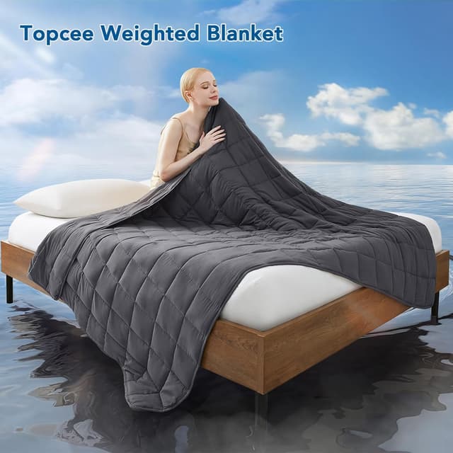 Detalle 2 de Topcee Weighted Blanket 20 lbs