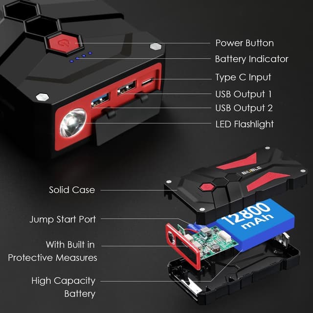 Thumbnail 4 de BIUBLE Jump Starter 5000A 12V car booster