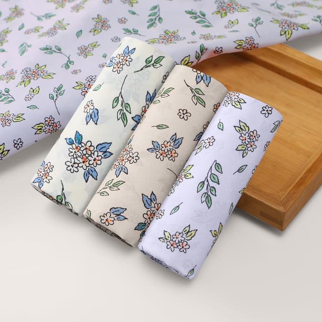 Thumbnail 2 de Mouchoirs HOULIFE à fleurs vintage