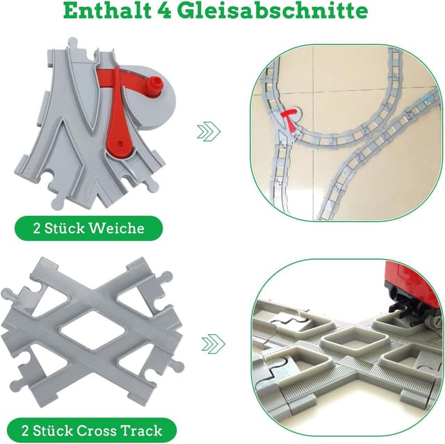 Thumbnail 4 de Bausteine Zug Schienen Set 2 Jahre 🚂