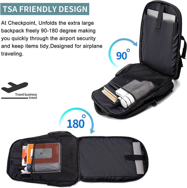 Thumbnail 6 de Extra Large 50L Backpack for Men 📚⌛