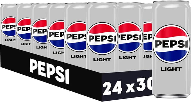 Thumbnail 1 de Pepsi Light 24 latas de refresco bajo en calorías 🥤