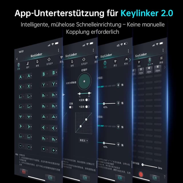 Thumbnail 6 de Machenike G3V2 Wireless-Controller für den PC – 2 Hall-Effekt-Sticks, 2 zuschaltbare Tasten, 1000mAh Akku, RGB (G3V2)