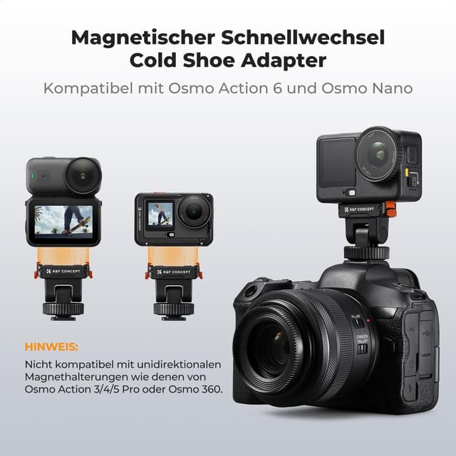 Detalle 2 de K&F CONCEPT Magnetische Halterung Nano/Action