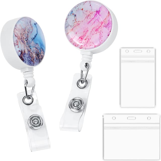 Imagen de Vicloon Porte Badge Enrouleur 2pcs en OfertitasTOP