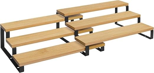 Detalle de SONGMICS Estantes para Especias Extensibles en Madera 🌶