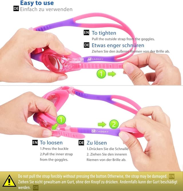 Thumbnail 4 de ZABERT K1 Kinderschwimmbrille