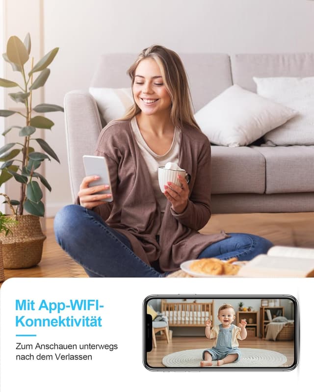 Thumbnail 3 de AOBOCAM Mini Kamera 4K Überwachungskamera für Innen