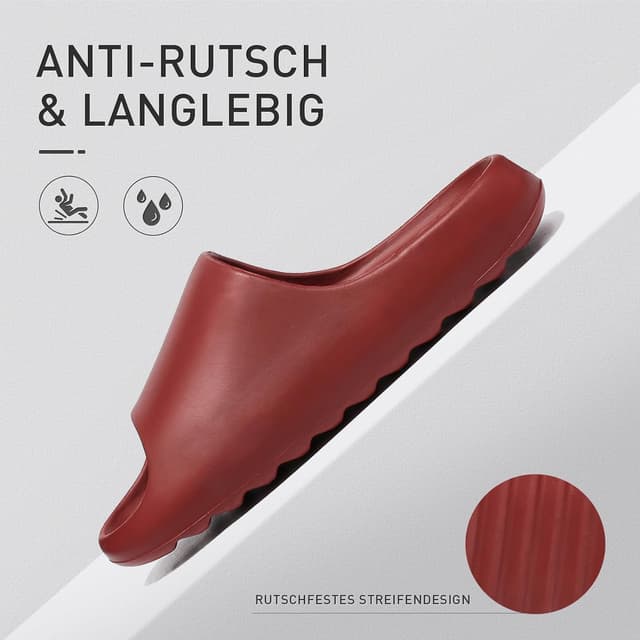 Thumbnail 3 de Cloud Slides Platform Slides, Quick-Dry Shower Shoes 👡