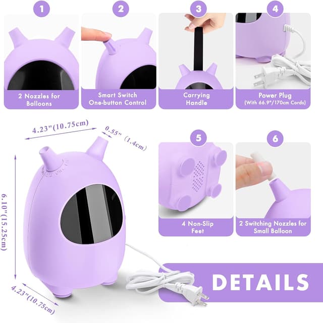 Thumbnail 6 de Pompa a Palloncino Elettrico 600 W 🎈