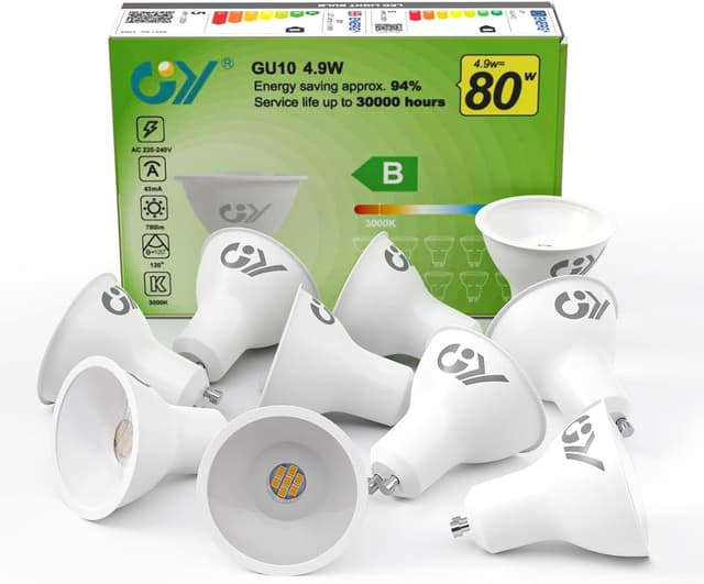 Imagen de GY GU10 LED bulb 4.9W 780lm, 10 pack en OfertitasTOP