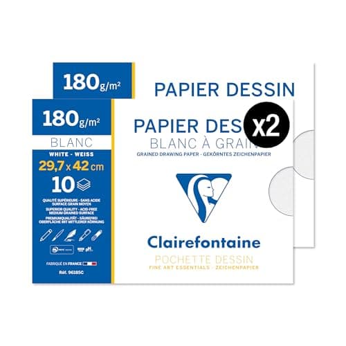 Detalle 2 de Pochettes Clairefontaine 96185AMZC pour arts plastiques