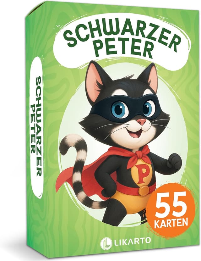 Detalle de LIKARTO Schwarzer Peter Kartenspiel für Kinder 🎴