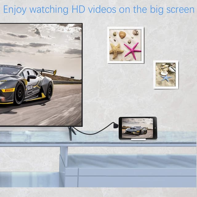 Detalle de Mini HDMI adapter 4K 1080P right angle, 2 pack