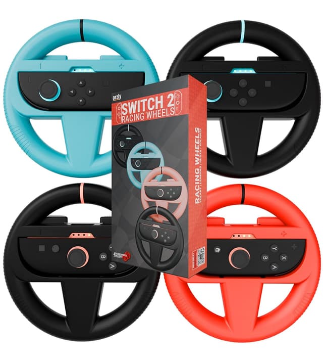 Detalle de Racing Lenkräder für Switch 2 mit 4er Set