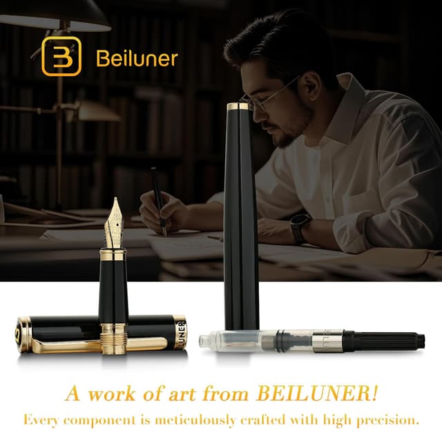 Detalle 2 de BEILUNER Luxury Fountain Pen, Medium
