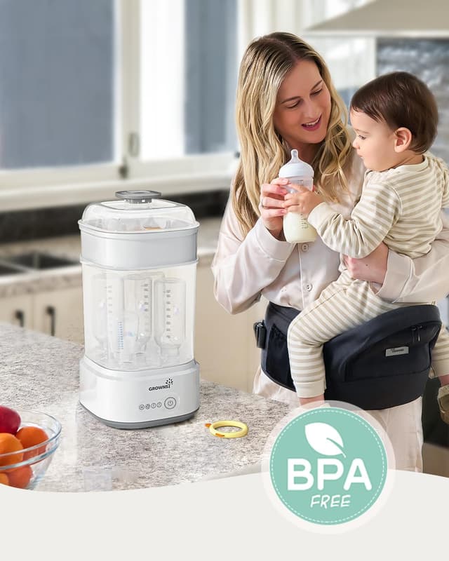 Thumbnail 6 de Grownsy Sterilizzatore Biberon elettrico a vapore con asciugatura e funzioni 5 in 1