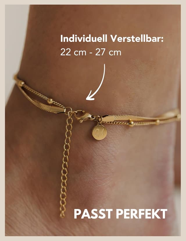 Detalle 2 de Gd. GOOD.designs Fußkettchen verstellbar 22–27 cm