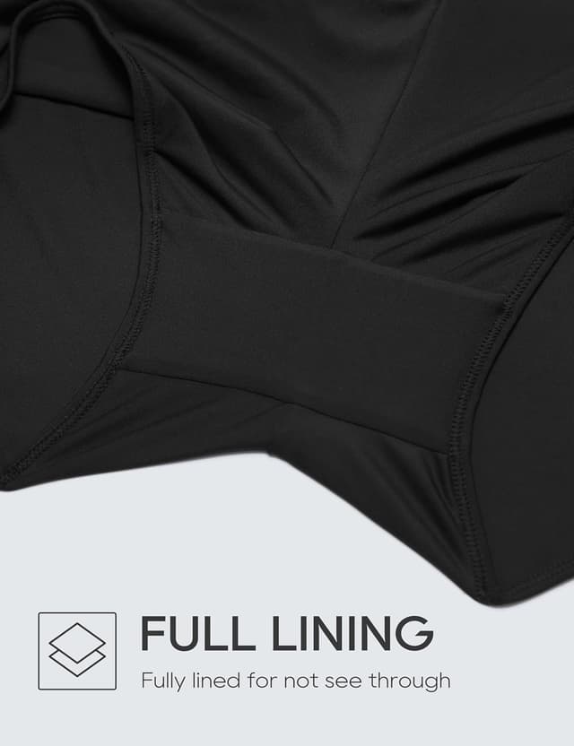 Detalle de CRZ YOGA Aux Femmes short de bain taille haute 7,6 cm – boardshort séchage rapide extensible