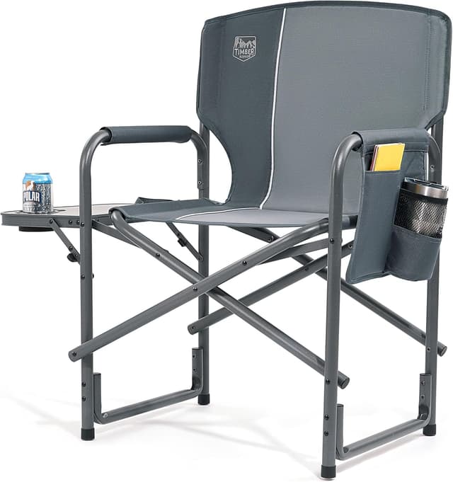 Imagen de TIMBER RIDGE Camping Directors Chair 180kg en OfertitasTOP
