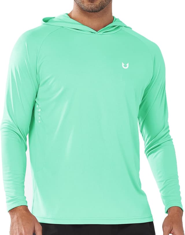 Thumbnail 6 de NORTHYARD Men’s UPF 50+ Long Sleeve Hoodie Rash Guard (Quick Dry UV SPF)