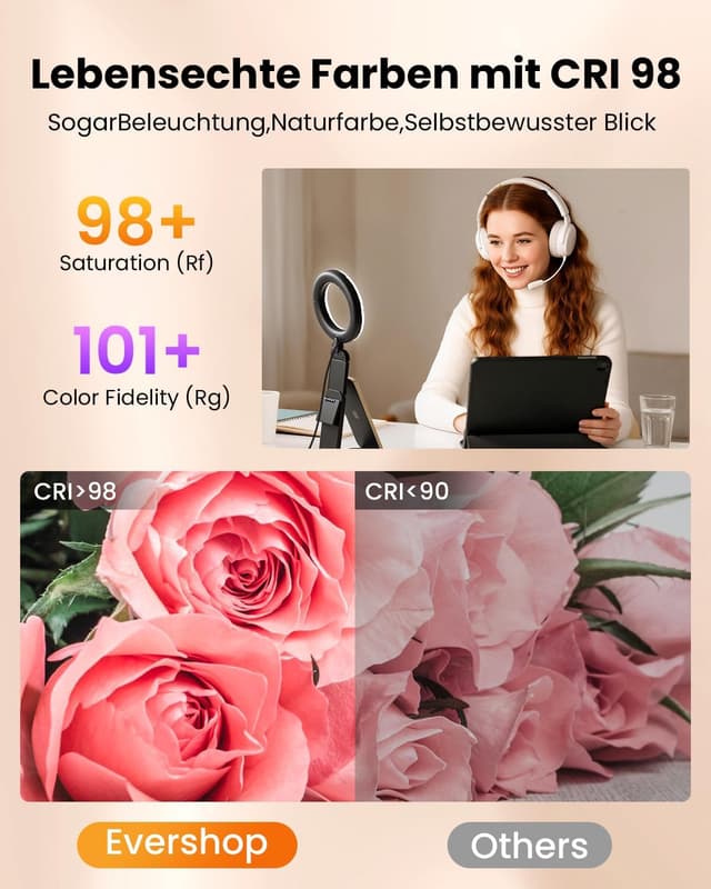 Thumbnail 4 de Ringlicht 5" Upgrade für Laptop