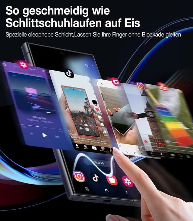 Thumbnail 6 de TORRAS Schutzfolie Samsung Galaxy S24 Ultra 9H+