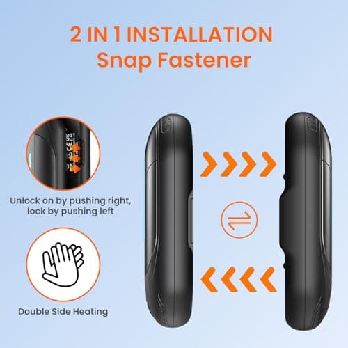 Thumbnail 5 de Chaufferette électrique main rechargeable 2 pack ⚡