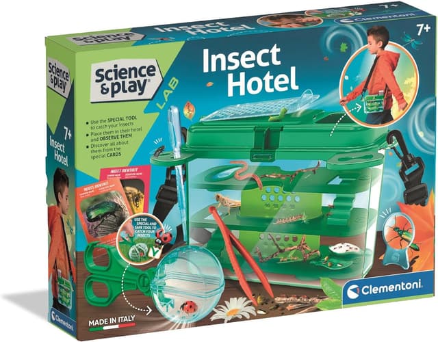 Detalle de Clementoni Science&Play Insect Hotel (75121) science kit for kids 7+