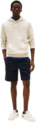 Detalle de Tommy Hilfiger Sudadera capucha Marfil M, 63% algodón