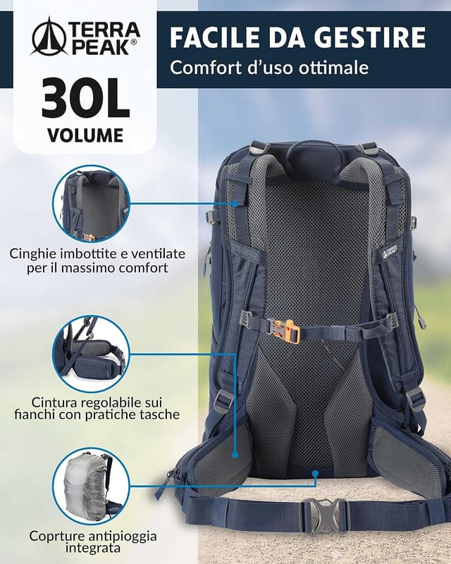 Detalle de Terra Peak Zaino trekking 30 litri