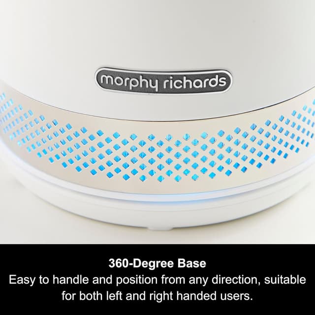 Thumbnail 6 de Morphy Richards Illumination 1.7L Jug Kettle (108021) with blue light, rapid boil & anti-limescale filter