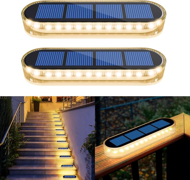 Detalle de YiLaie Luci Solari da Giardino IP68 2700K (2 pezzi) con accensione On/Off automatica