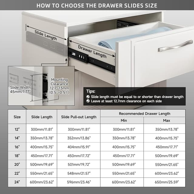 Detalle 2 de AOLISHENG push open drawer slides 500mm