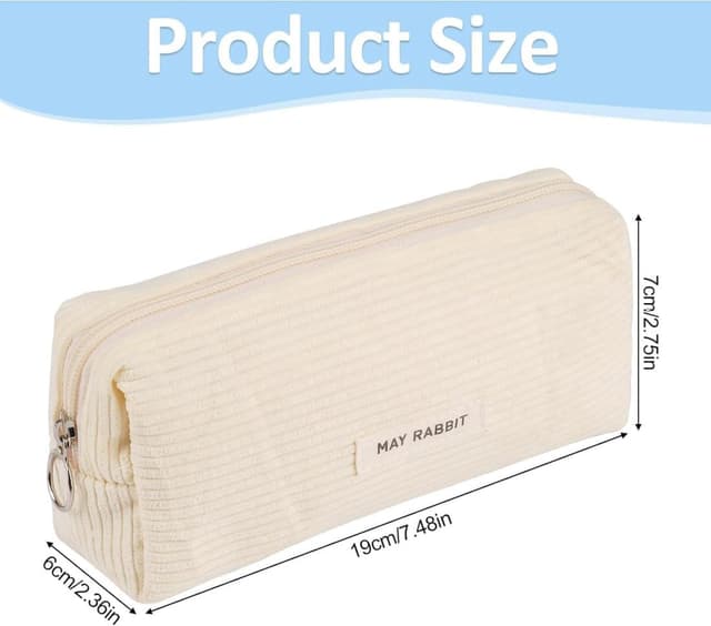 Detalle 2 de JJiaoLinin Estuches de Pana 19x7x6 cm Estuche Escolar