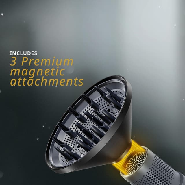 Detalle de Wahl Vanquish Cool Grey Hair Dryer with LED Display, Cool Shot & Auto-Clean