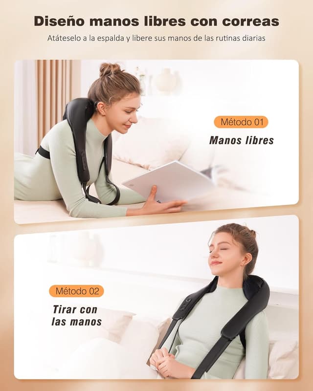 Thumbnail 4 de KNQZE 2025 Masajeador cervical y espalda 2500mAh